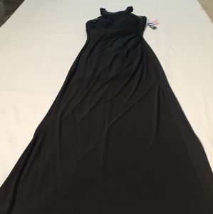 NWT Nightway Black Size 6 Long Dress